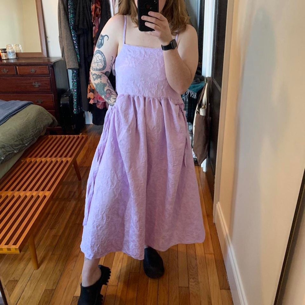 ASOS Lilac Midi-Dress